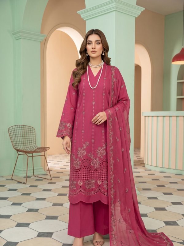EID Collection, 3PC Chicken Kari Lawn Suit | Pret Collection | Bin Nisar Pakistani Clothing