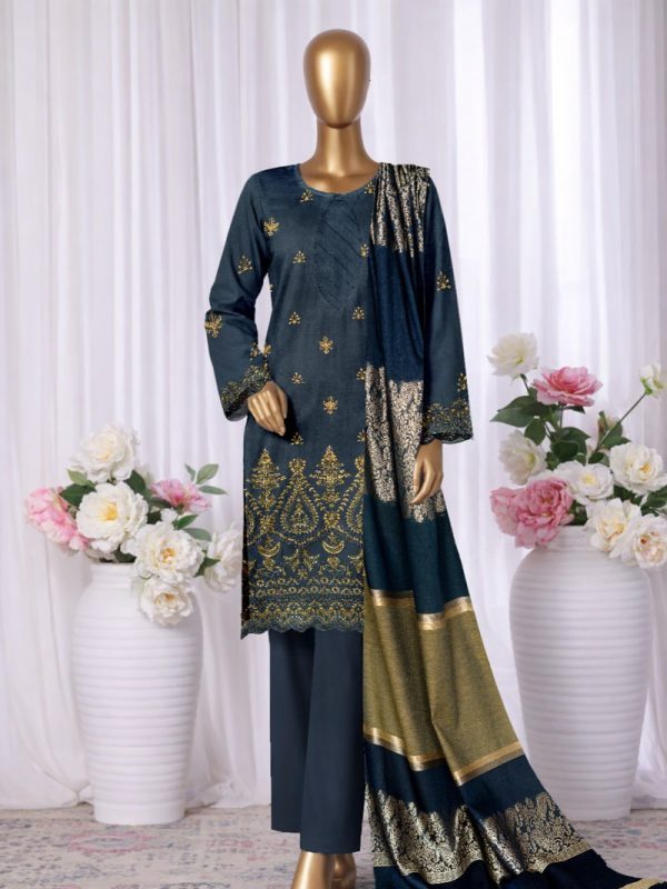 3pc party wear Fully Embroidery | Pret Collection | Bin Nisar Pakistani Clothing