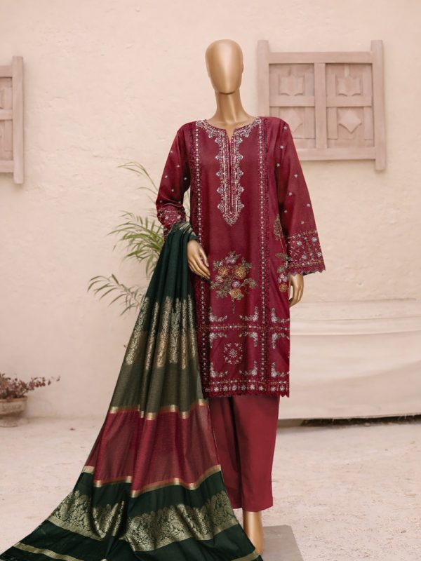 3pc party wear Fully Embroidery | Pret Collection | Bin Nisar Pakistani Clothing