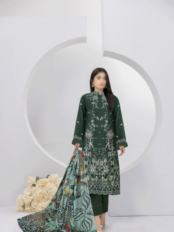 Party Wear Dress, Heavy Embroidered 3PC | Pret Collection | Bin Nisar Pakistani Clothing
