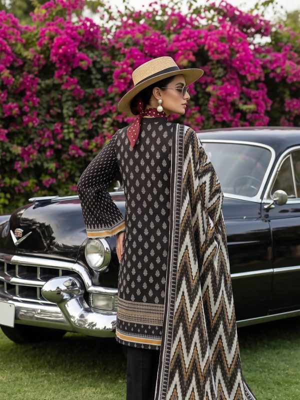 3PC Black Lawn Suit | Summer Collection | View | Bin Nisar Pakistani Clothing