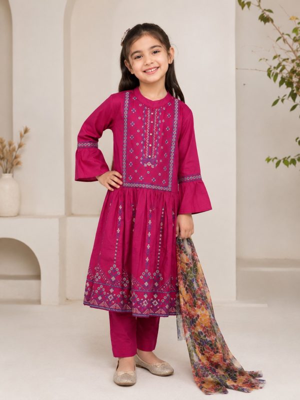 3PC Kids Collection | Bin Nisar Pakistani Clothing