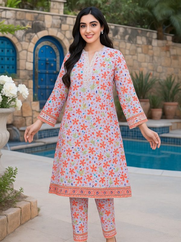 2PC Bana Dora Allover Lawn | Summer Collection | Bin Nisar Pakistani Clothing