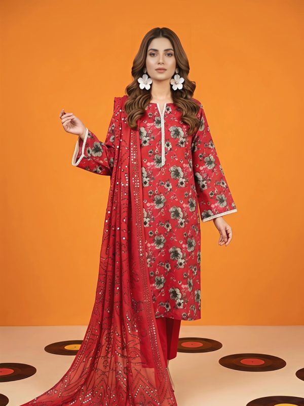 3PC Crystal Lawn By Bin Nisar | Summer Collection | Bin Nisar Pakistani Clothing