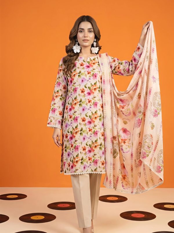 3PC Crystal Lawn By Bin Nisar | Summer Collection | Bin Nisar Pakistani Clothing