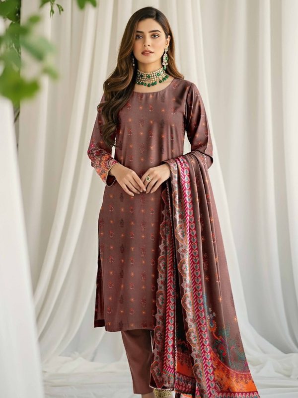 3PC Anarkali Allover Printed Lawn | Summer Collection | Bin Nisar Pakistani Clothing
