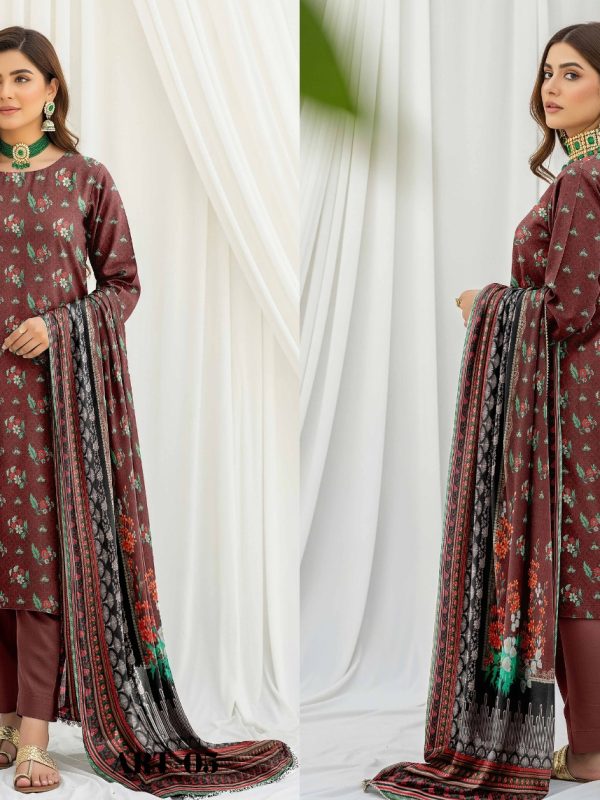 3PC Anarkali Allover Printed Lawn | Summer Collection | View | Bin Nisar Pakistani Clothing