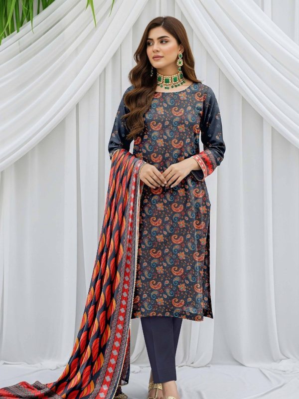 3PC Anarkali Allover Printed Lawn | Summer Collection | Bin Nisar Pakistani Clothing