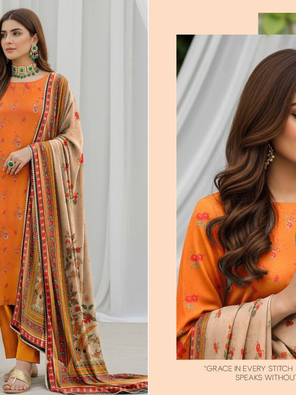 3PC Anarkali Allover Printed Lawn | Summer Collection | View | Bin Nisar Pakistani Clothing
