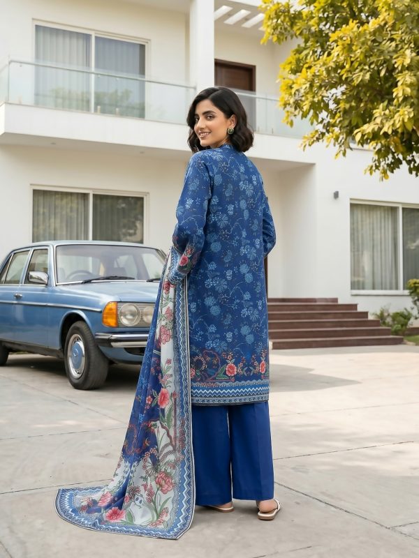 3PC Crystal Printed Lawn | Summer Collection | View | Bin Nisar Pakistani Clothing
