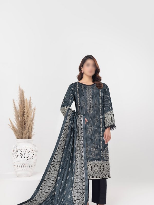 3PC Embroidery Cotton | Bin Nisar Pakistani Clothing