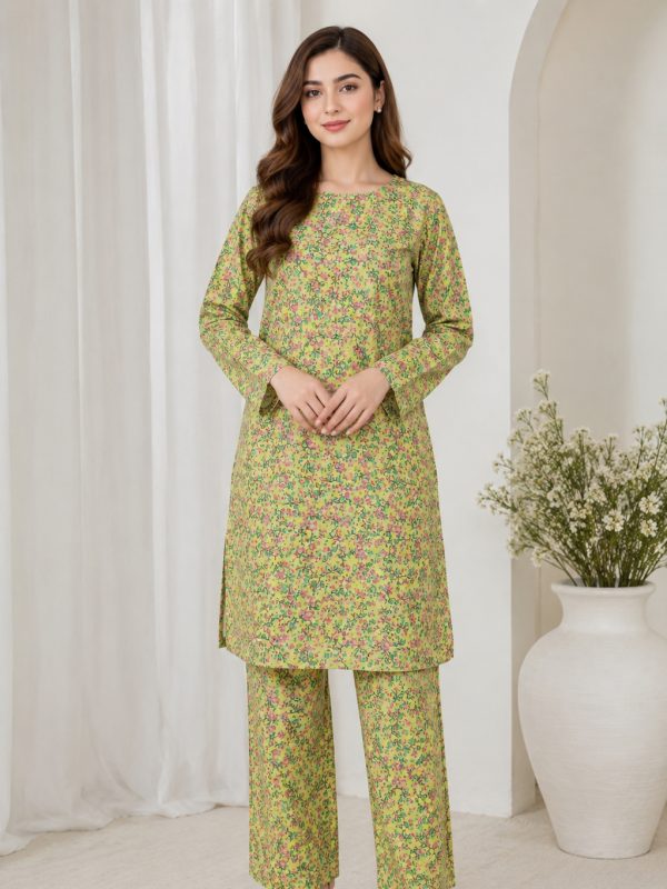 2pc Allover lawn | Summer Collection | Bin Nisar Pakistani Clothing