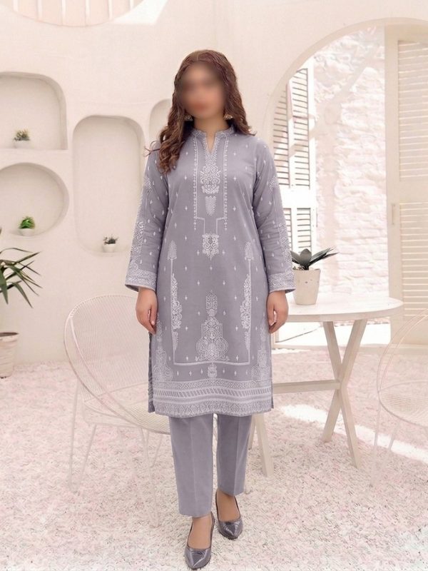 2PC Banarsi Lawn | Summer Collection | Bin Nisar Pakistani Clothing